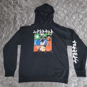 Naruto Shippuden Collection Hoodie - Size Large - 2007 - Anime - Pullover